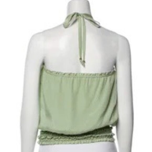 Ramy Brook silk halterneck crop top, size small, excellent condition - Picture 3 of 3